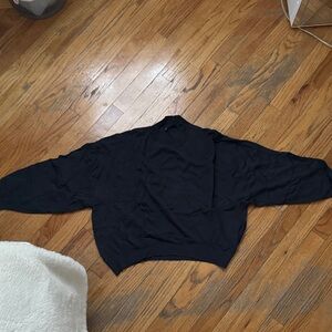 Navy Batwing Sweater